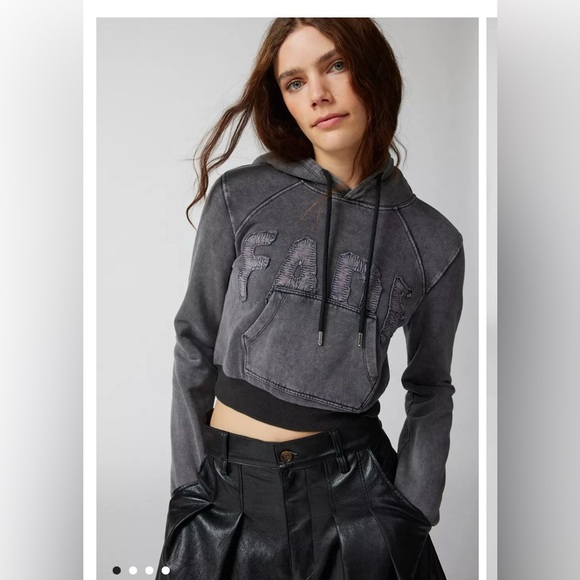 Urban Outfitters Sweaters - URBAN OUTFITERS Fade Shrunken Hoodie Sweatshirt
size M. NWT